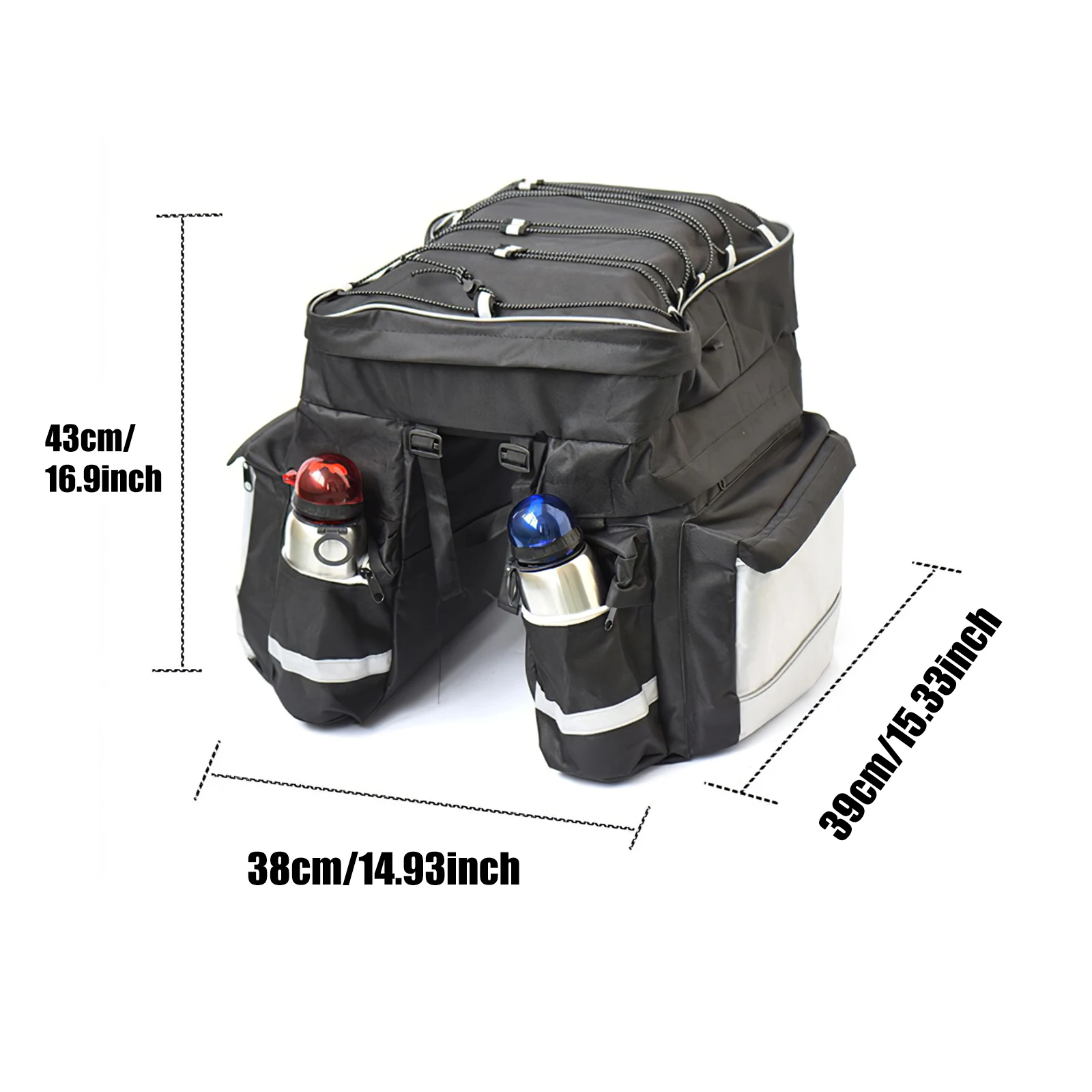 Багажник задний велосипедный 3 в 1 43 л многофункциональный водонепроницаемый |