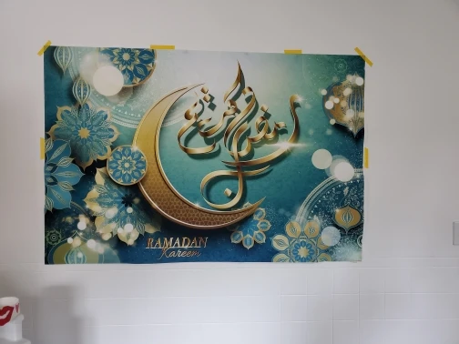 Фон для портретной фотосъемки в стиле ИД Мубарак Рамадан мусульманский фонарь