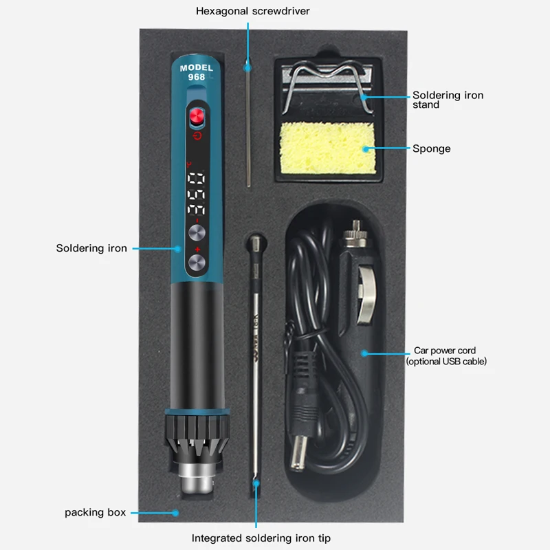Паяльник CXG 968 с питанием от USB 24 В 230 Вт | Инструменты
