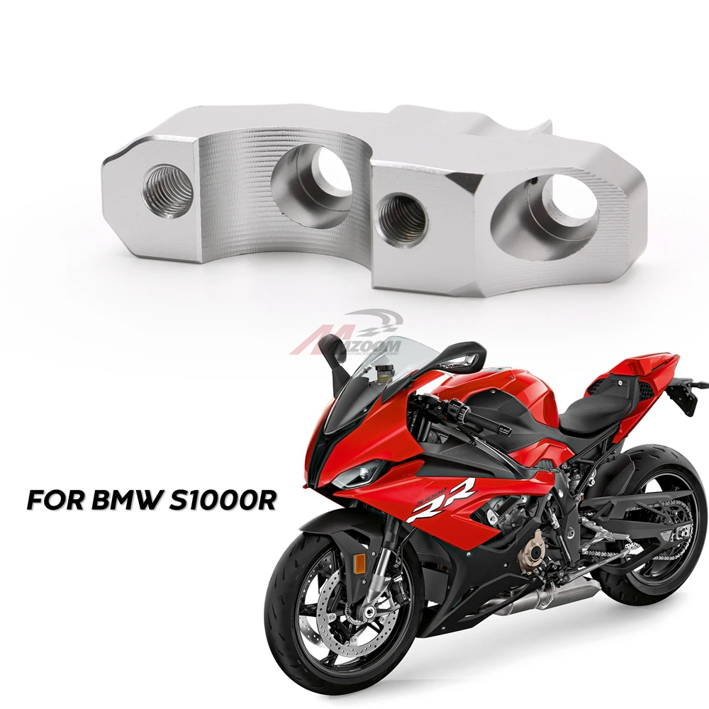 Мотоциклетный 28 мм черный зажим для руля увеличенный кронштейн BMW S1000R S1000 R 2014 2015