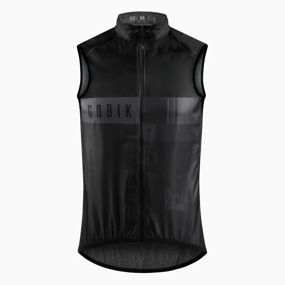 GOBIKTop качество PRO TEAM легкий ветрозащитный жилет для езды на велосипеде для мужчин или женщин куртка для велоспорта жилет mtb ветровой жилет - Цвет: cycling vest