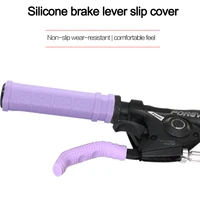 non slip brake lever cover for bicycle inline multicolor mountain bike brake lever protective cover silicone brake lever cover