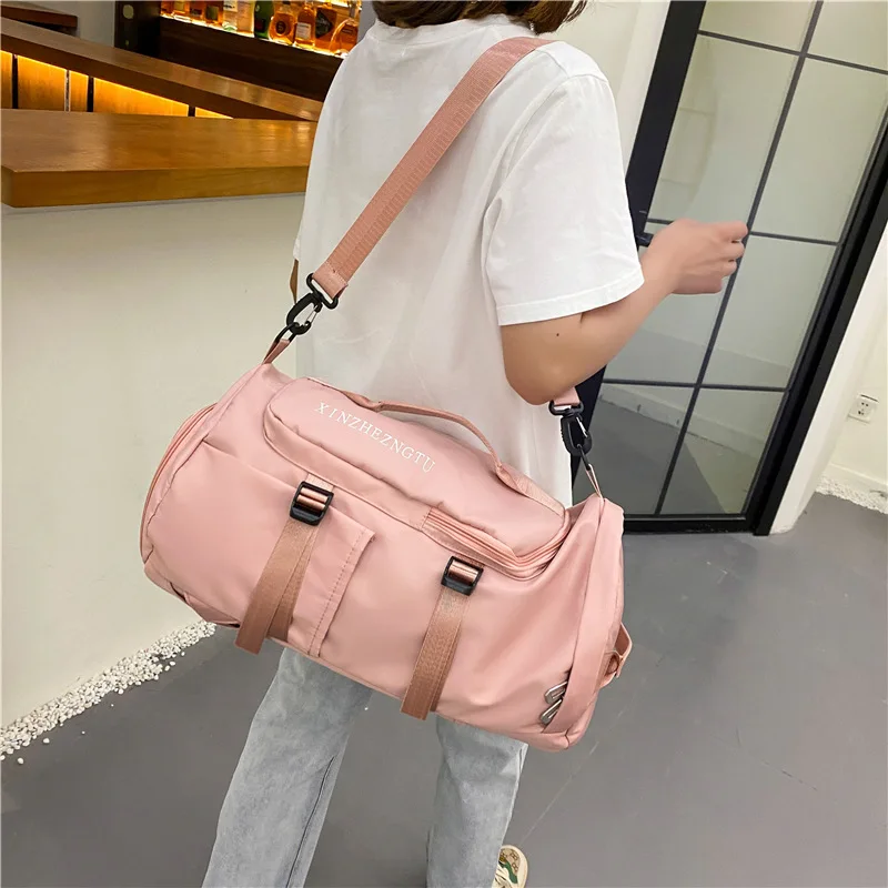 

Three-dimensional Handbag Sports Bag Separate Dry And Wet Large-Capacity Ladies Diagonal Bag Shoulder Travel Backpack for Women