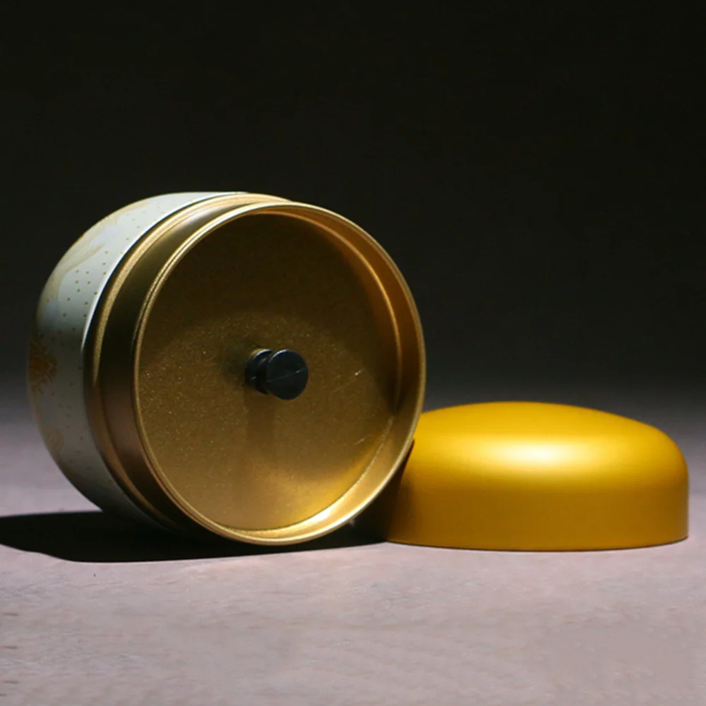 Металлическая герметичная мини тарелка круглой формы 4 шт. банка для чая с