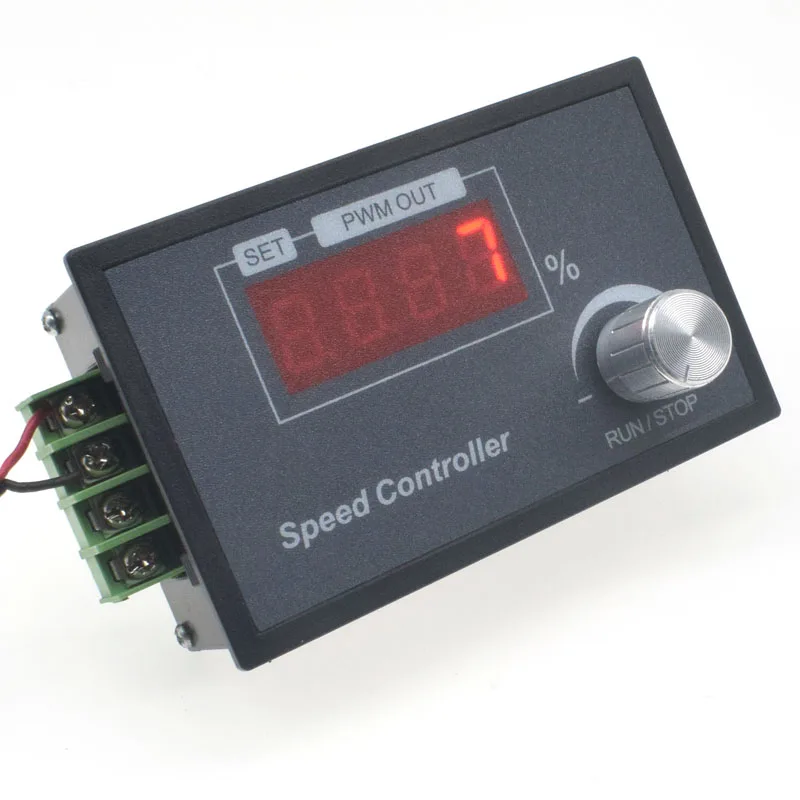 Industrial Grade Digital Display 0~100% Adjustable DC 6-60V 30A Motor Speed Controller PWM 12V 24V 48V Frequency | Обустройство дома