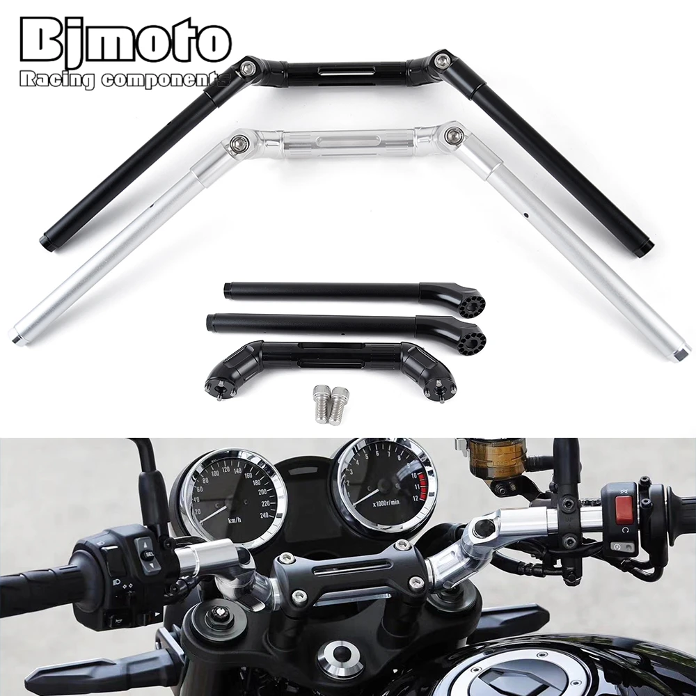 

Adjustable Handlebars For Kawasaki Z900RS Z900 RS 2018 2019 2020 2021 CNC Aluminium Drag Handle Bar Riser Accessories