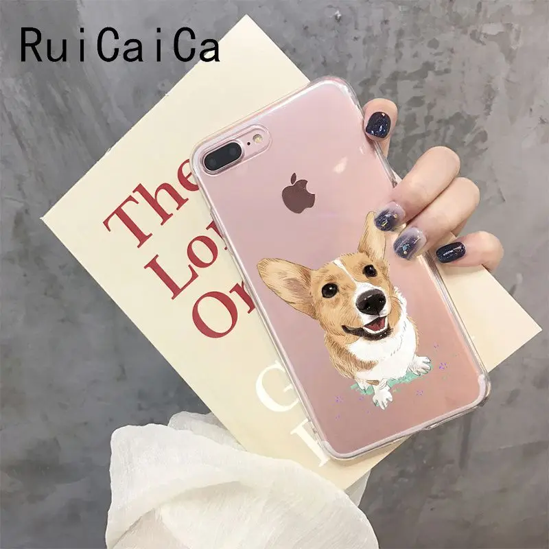 A9 RuiCaiCa милый корги Butt Animal Puppy клиент высокого качества чехол для телефона iPhone 8 7 6 6S Plus X XS MAX 5 5S SE XR 10 Чехол - Цвет: A9