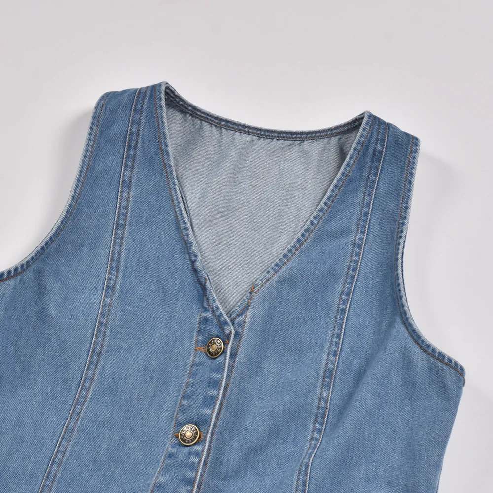 Женское джинсовое платье летний сарафан повседневные женские платья уличная