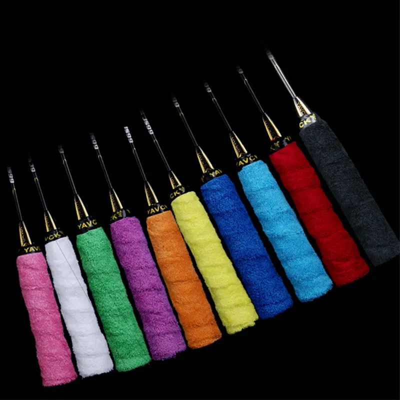 

Anti-slip Towel Sport Over Grip Sweatband Tennis Overgrips Tape Badminton Racket Grips Sweatband