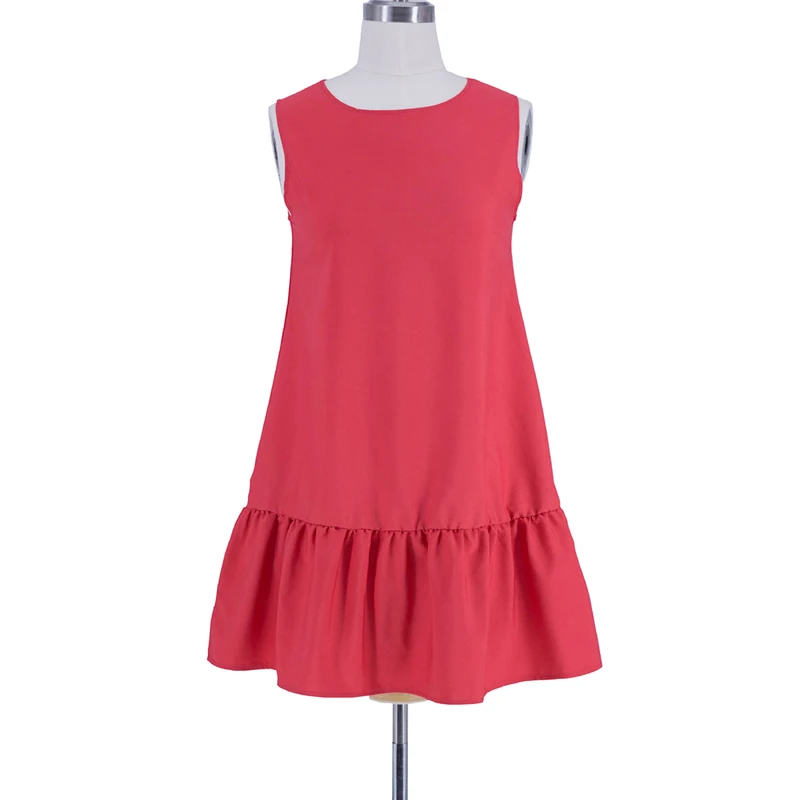 Женское сексуальное платье с оборками летнее облегающее трапециевидной формы