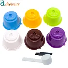 Многоразовая кофейная капсула, фильтрующая чашка для Nescafe Dolce Gusto, многоразовые колпачки, ложка, кофейное сито, чайная корзина, кухонные принадлежности