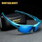 Солнцезащитные очки RoyalHot мужские и женские, Поляризованные, синие, спортивные, винтажные, ретро, 900185