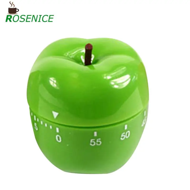 

Creative Fashion Green Apple Mechanical Fruit Shape Cooking Timekeeper Reminder Countdown Timer for Home Kitchen Restaurent