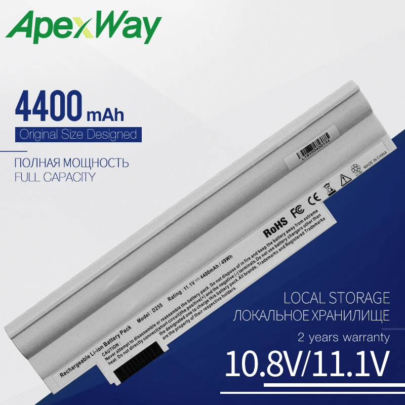 Аккумулятор Apexway для ноутбука Acer Aspire AL10A31 AL10B31 AL10G31 One 522 D255 722 D257 D255E D260 D270 AOD255