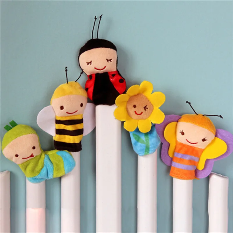 5 шт. рот рука кукла плюшевая игрушка Детские подарки перед сном пальчиковые