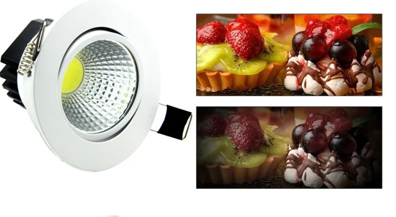 Приглушаемая потолочная светодиодная лампа 3 Вт 5 7 10 85-265 в | Лампы и освещение