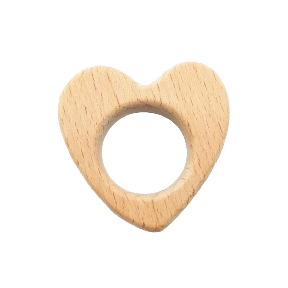 style 6 peach heart 1 шт., деревянный прорезыватель, деревянная подвеска для соски, цепочка для прорезывания зубов, игрушки в форме Милого Животного, пищевые материалы, Детские Прорезыватели - Цвет: style 6 peach heart