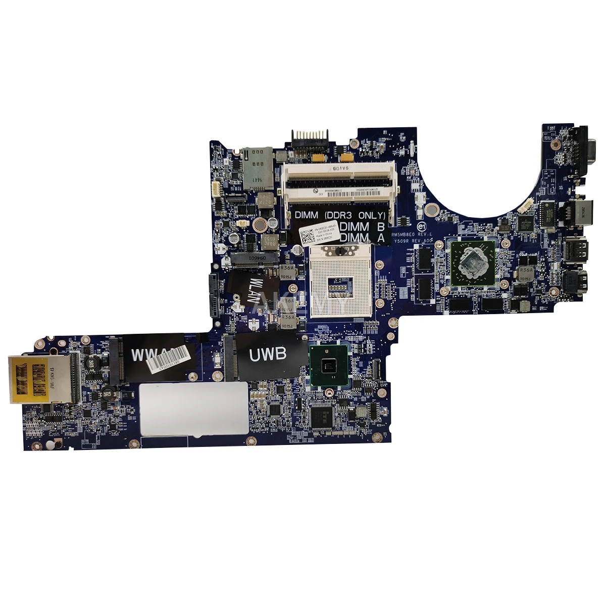 

Akemy CN-0Y507R For DELL XPS 1645 Y507R Laptop Motherboard with Graphics Card HD4670 1GB Support i7 CPU DA0RM5MB8D0 100% working