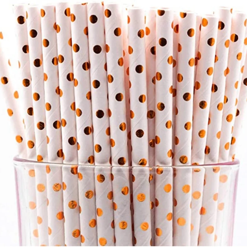 

Disposable Tissues Balloons Straws Shiny Rose Gold Wedding Birthday Baby Shower Supplies Decoration 150Pcs
