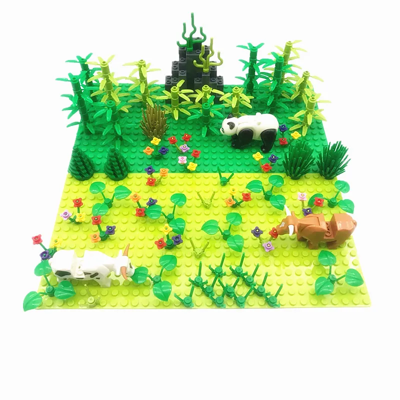 Конструктор MOC детский Лесное море игрушка для обучения классический кирпич