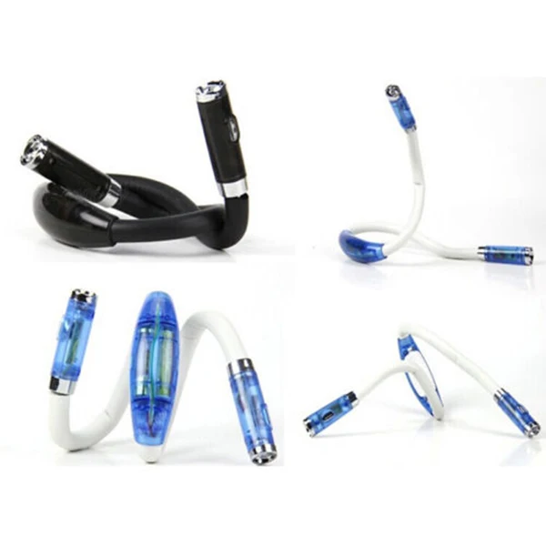 

Flexible Handsfree LED Neck Light Book Reading Lamp Night Flashlight Camping Book Reading Lights LED Neck Light Flashlight