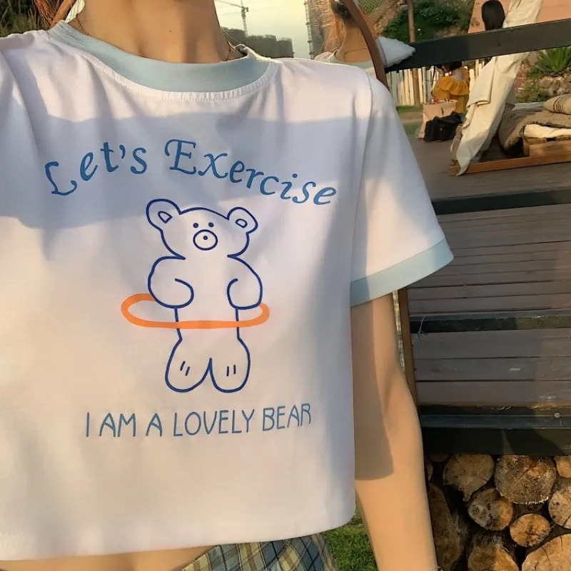 

Casual Suit Women's Summer Short Girlfriends Clothes T-shirt + Retro Ins Plaid Casual Pants Two-Piece Set 2021 New Fashion