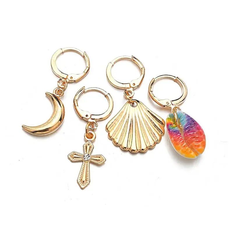 4 шт./компл. пляжные серьги украшения для сережек повседневные декоративные