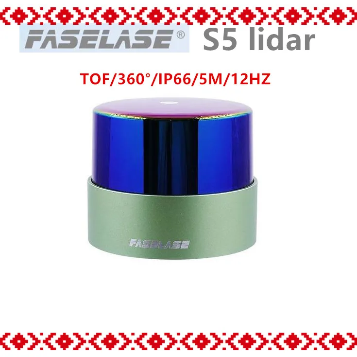Günstig Outdoor Laser Radar TOF 360degree 5 M AGV Obstacle Avoidance Multi-layer Area Protection Two-dimensional Scanning Lidar Sensor