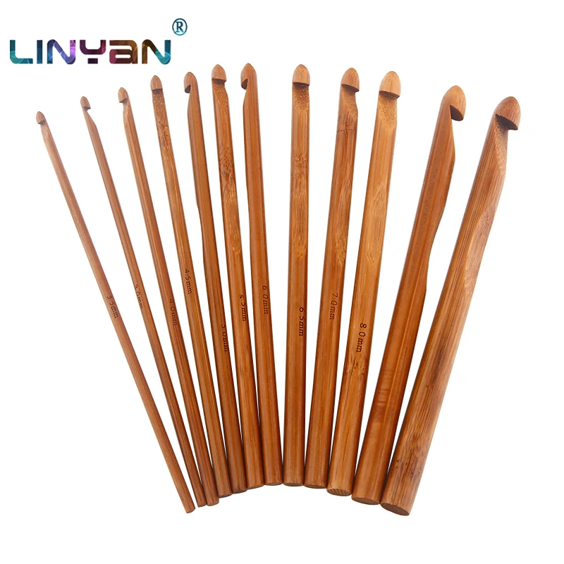 3 мм-10 мм 12 шт./лот карбонизированные Круглые вязальные спицы сделай сам швейные