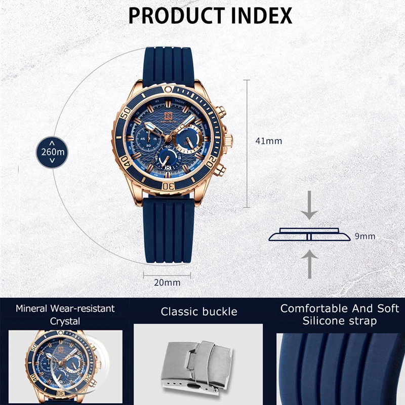 Ben Nevis New Men's Watches Waterproof Sports Chronograph Fashion Quartz Watch Men Military Wristwatch For Relogio Masculino | Наручные