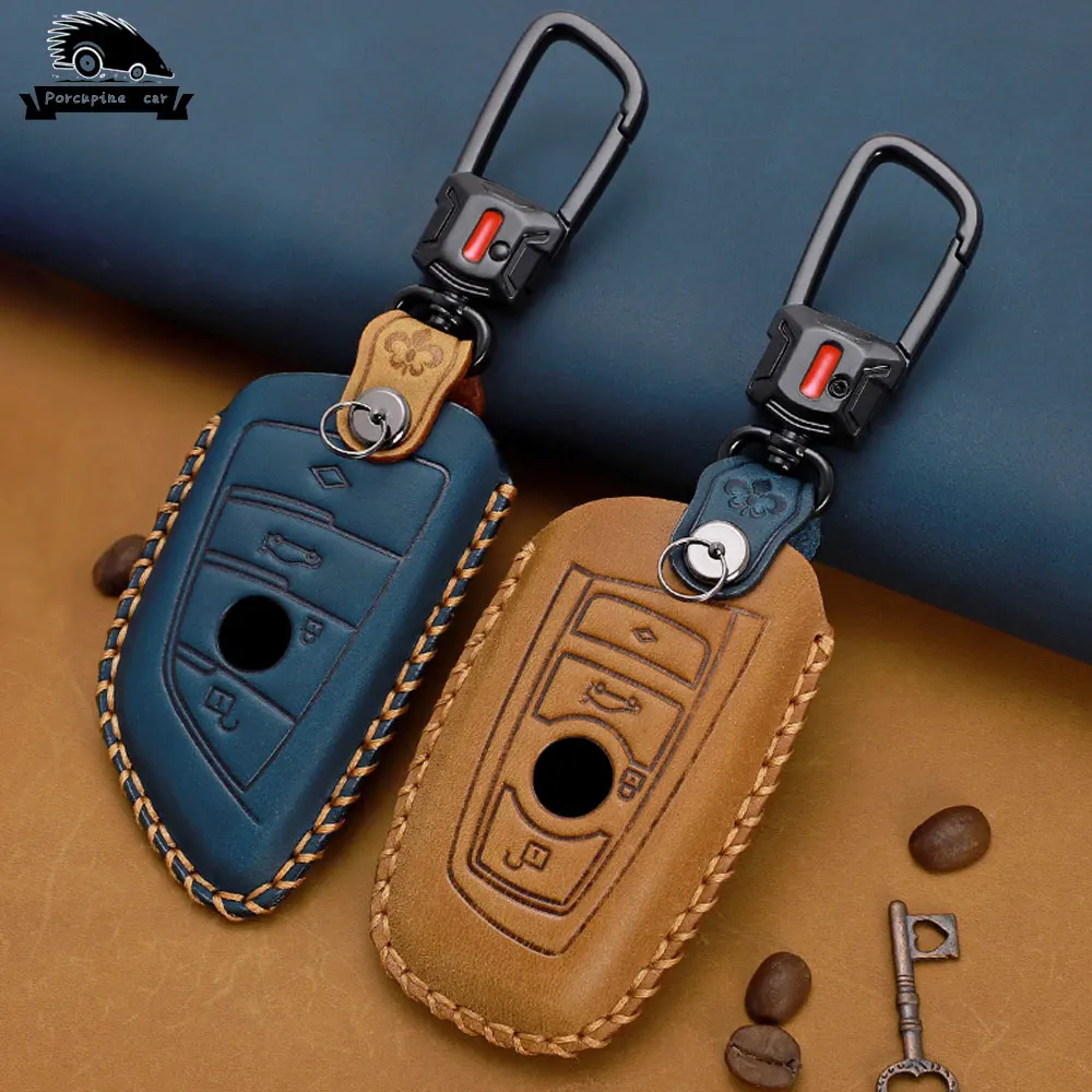 

Кожаный чехол для автомобильного ключа, чехол для BMW 520 525 f30 f10 F18 118i 320i 1 2 3 4 5 6 7 Series X1 X3 X4 X5 X6 M3 M4 M5 F11 F20 F25 F26
