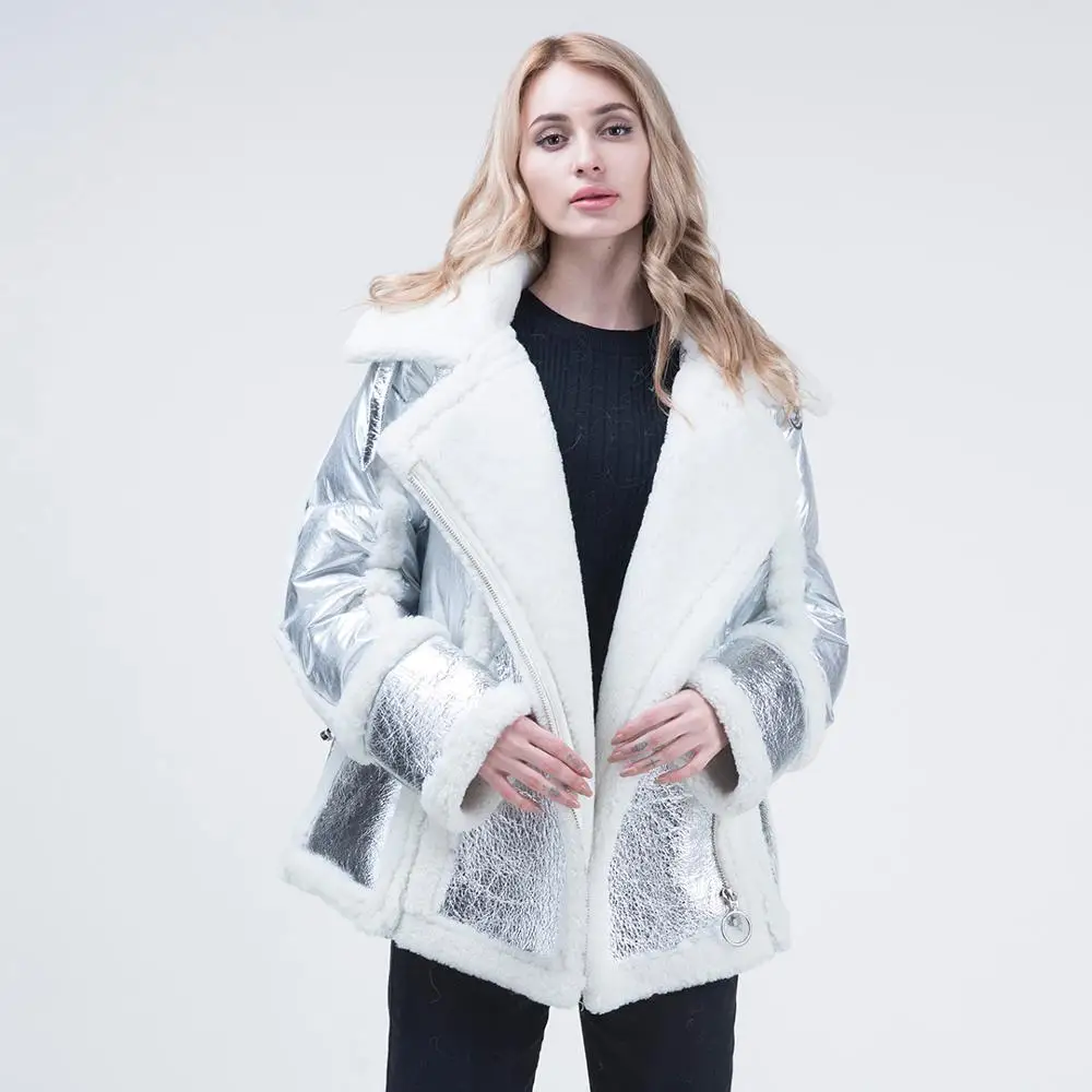 women down jacket real Motorcycle models coat winter duck feather thick warm | Женская одежда