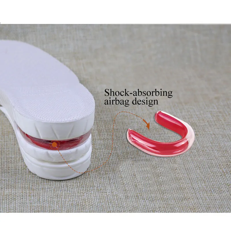 1 пара BYEPAIN съемная двухслойная обувь увеличивающая рост стелька 3-4 5 см вставки