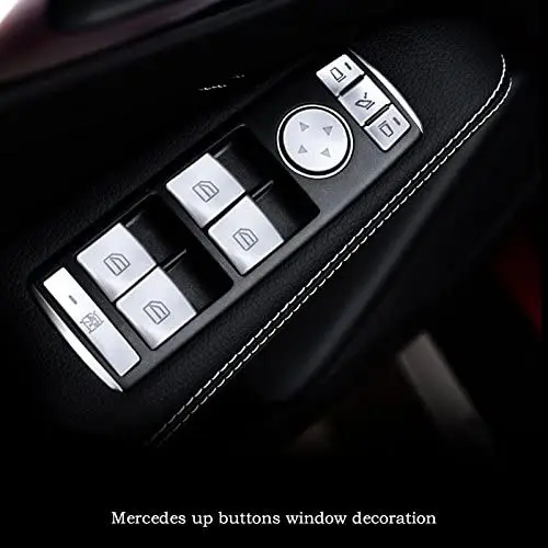 14 шт. Автомобильная оконная стеклянная подъемная Кнопка накладка наклейка для