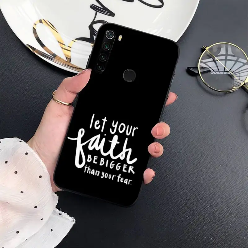 

Faith Christian Religious Jesus Phone Case For Xiaomi Redmi 7 8 9t a3Pro 9se k20 mi8 max3 lite 9 note 9s 10 pro