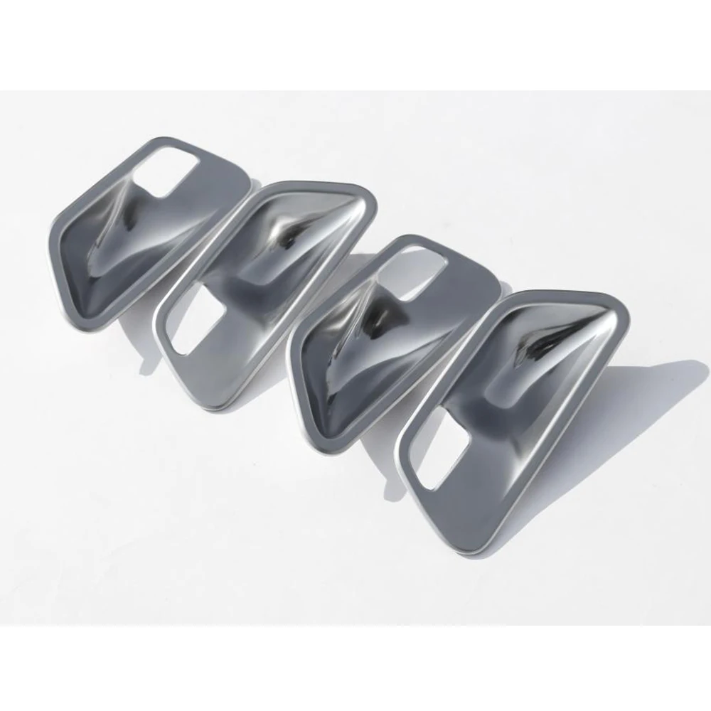 

Carbon Fiber Look Car Door Handle Covers Trim For BMW 3 4 Serises F30 F34 3GT Interior Auto Accessories ABS Silver