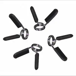 

free shipping Fitness equipment dumbbell barbell bar special spring clip with a hole diameter of 2.5cm