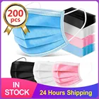 Новая одноразовая медицинская маска для лица с защитой от загрязнения, 3-слойная хирургическая маска для лица, хирургическая медицинская маска с петлей для ушей, дышащая идентификация