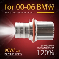 90w high power led angel eye bulbs ring marker light for 2000 2006 bmw e53 x5 super bright
