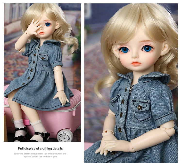 1/6 BJD SD кукла одежда розовая или белая Сетчатая футболка и черные джинсы милые для Yosd тела куклы аксессуары