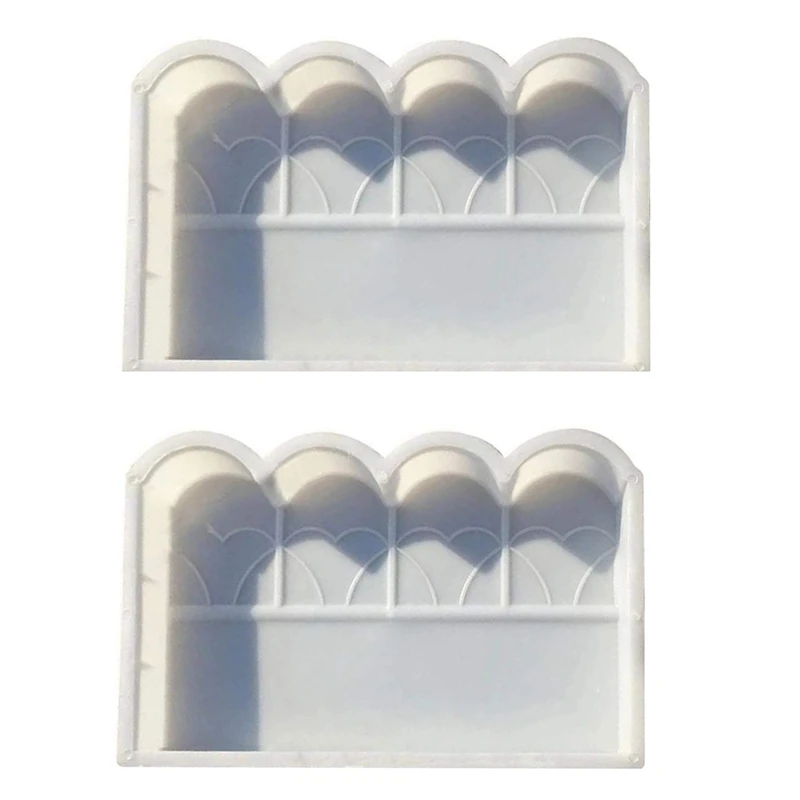 2 шт. форма для садового забора бетона кирпичного цемента садовая дорожка