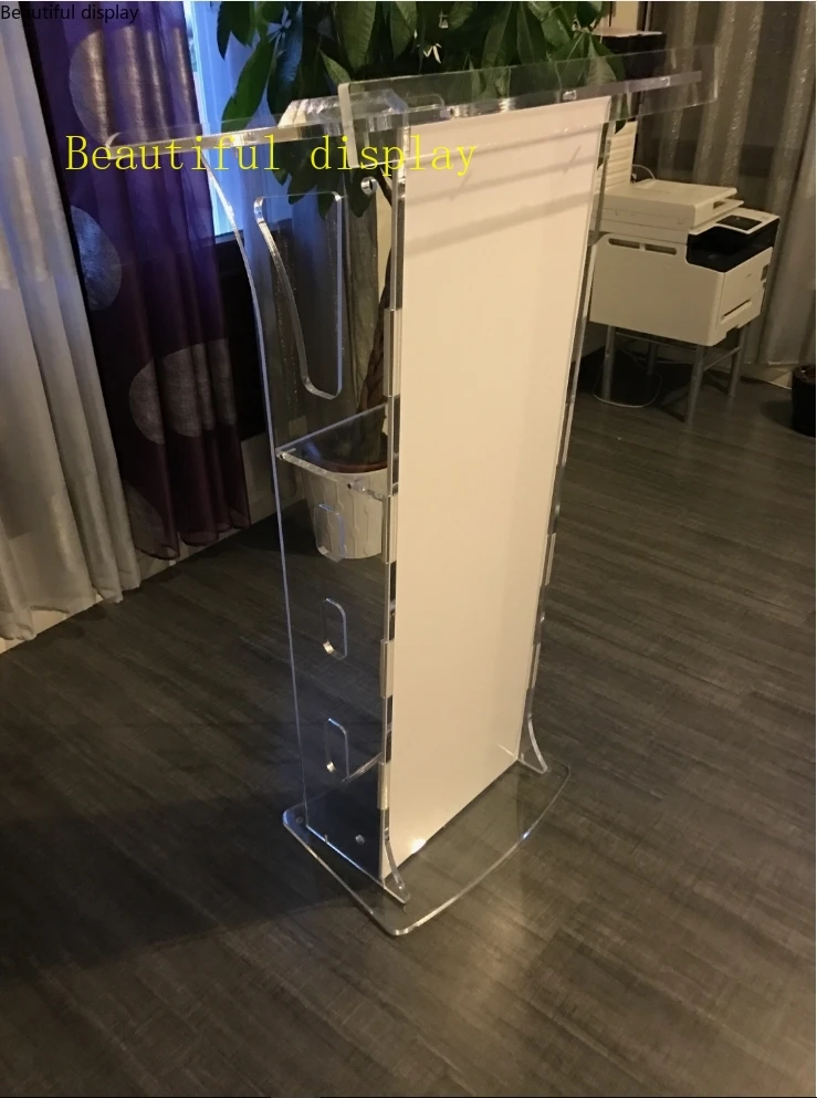 

High quality elegant acrylic podium plexiglass