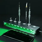 QianLi iSee 2 прозрачная светодиодная Зеленая лампа для замены ЖК-экрана для обнаружения пыли, инструмент для защиты от отпечатков пальцев и царапин