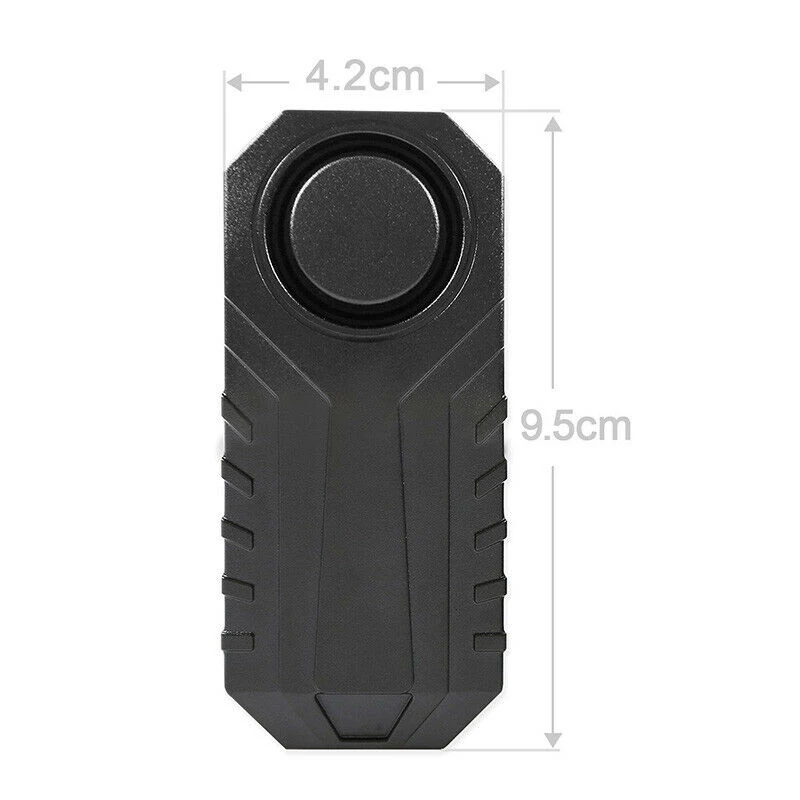 

113dB Loud Wireless Bicycle Anti-theft Alarm Waterproof Door/ Window Vibration Intelligent Remote Control Alarm Sensor