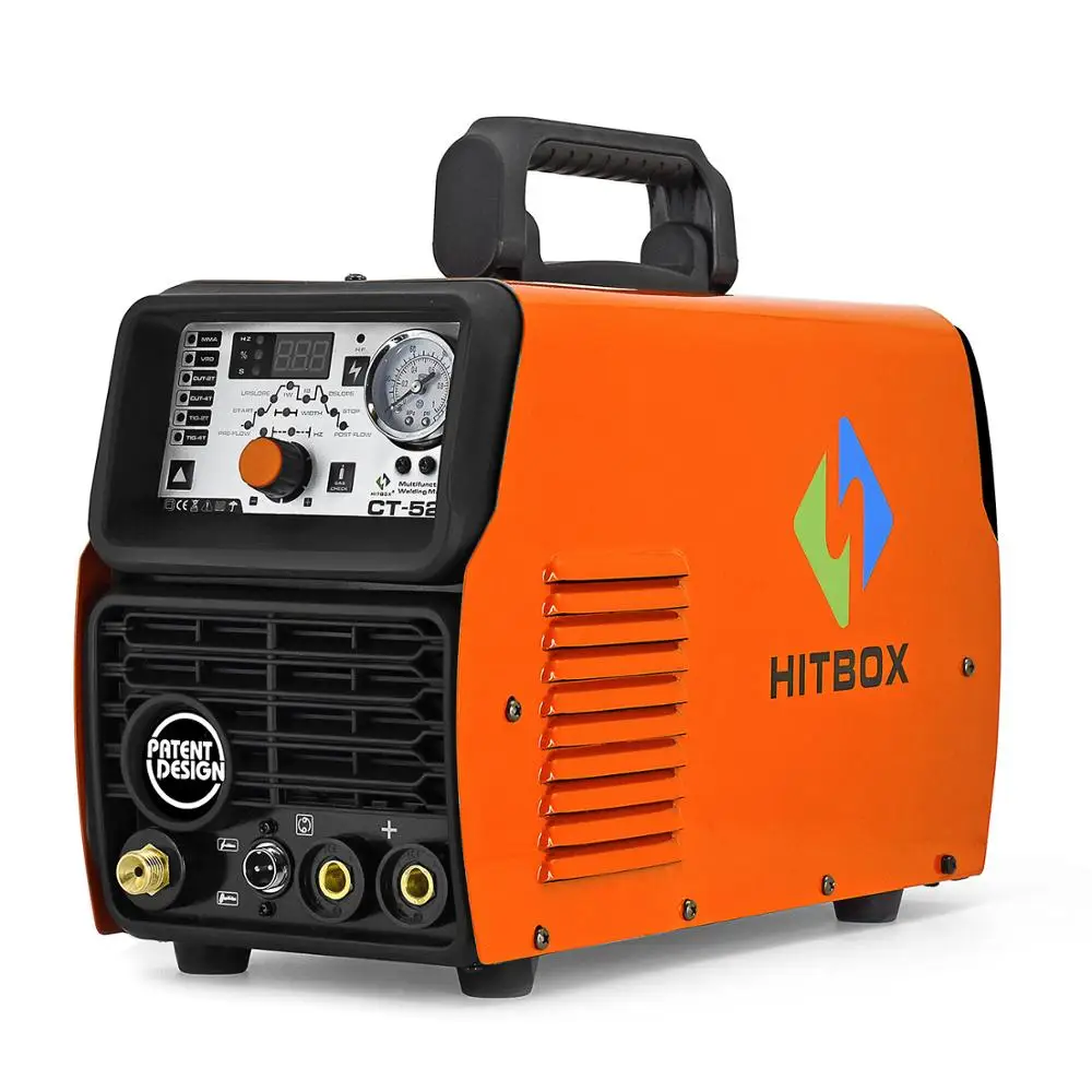 HITBOX HF плазменный резак Tig дуговой сварки CT520 цифровой 220 В режущий аппарат 4T Легкая
