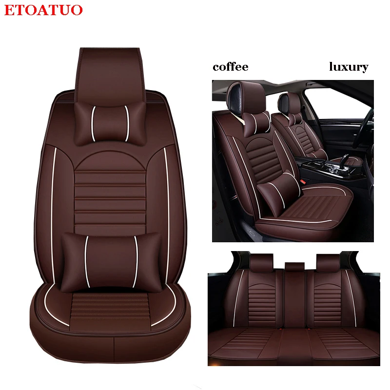 Кожаный чехол для автомобильного сиденья ETOATUO mazda 3 bk bl 2010 cx 7 cx-5 2013 6 gh cx9 все модели
