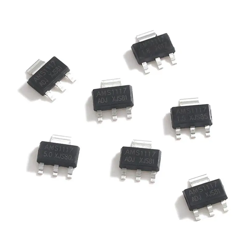 10 шт. SMD малое падение транзистор стабилизатора напряжения AMS1117-3.3V 1 5 V 8 2 0 AZ1117CH-3.3TRG1