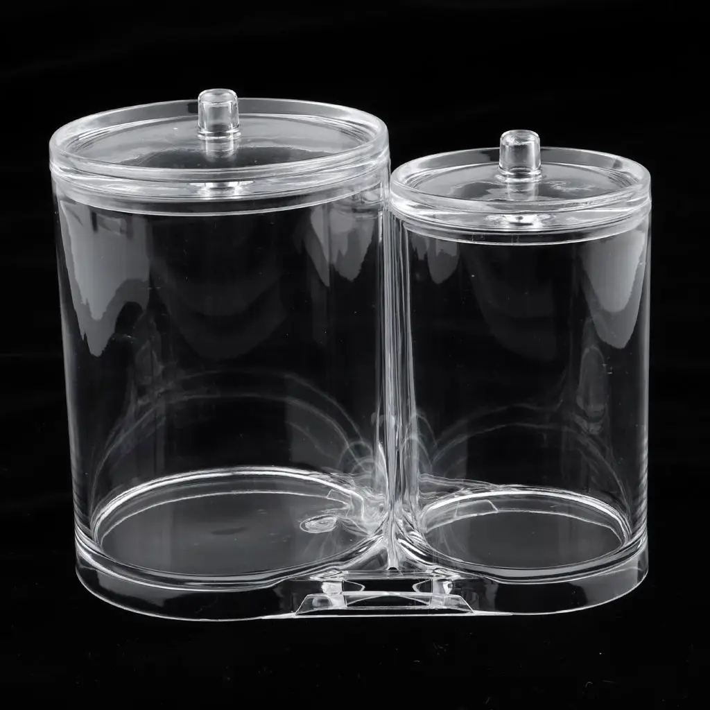 

Acrylic Cotton Swab Makeup Balls Pads Swabs Organizer Jewelry