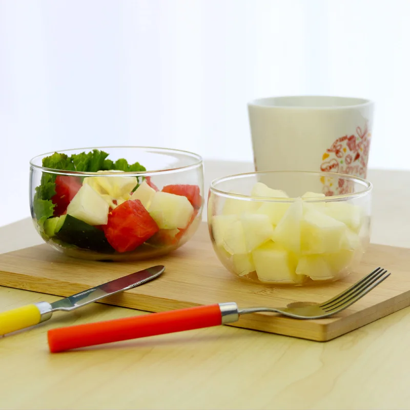 1 шт. креативная домашняя прозрачная стеклянная Салатница скандинавские чаши для