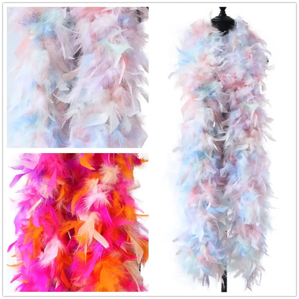 130 граммов Радужный цвет пушистая искусственная шаль свадебное платье одежда